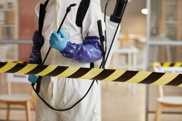 Professional Biohazard Cleanup technician working in Mount Pleasant, SC
